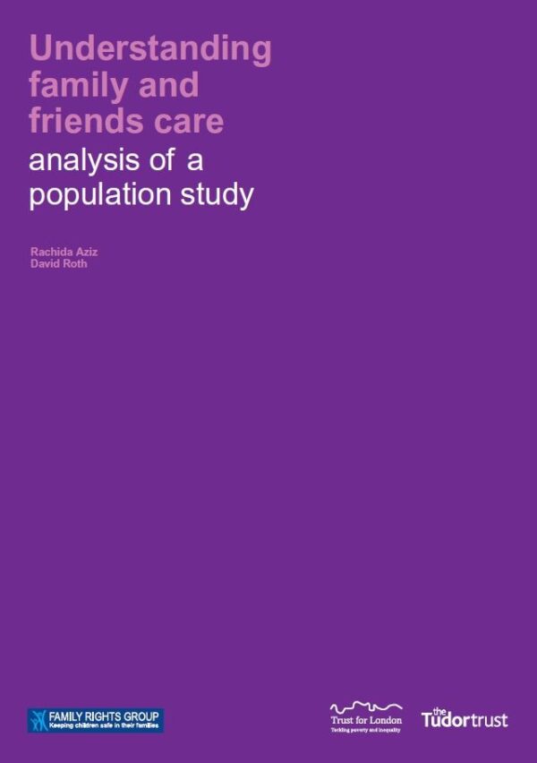 Understanding family and friends care - Analysis of a population study