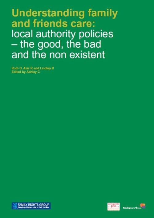 Understanding family and friends care - Local authority policies