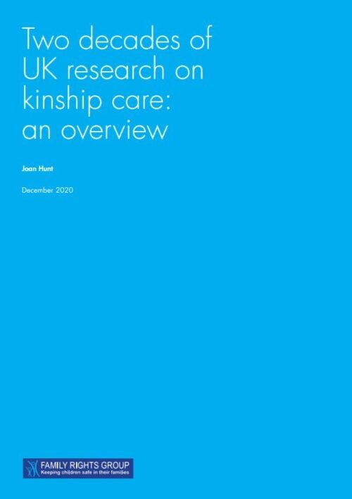 Key findings from the last two decades of UK research on kinship care
