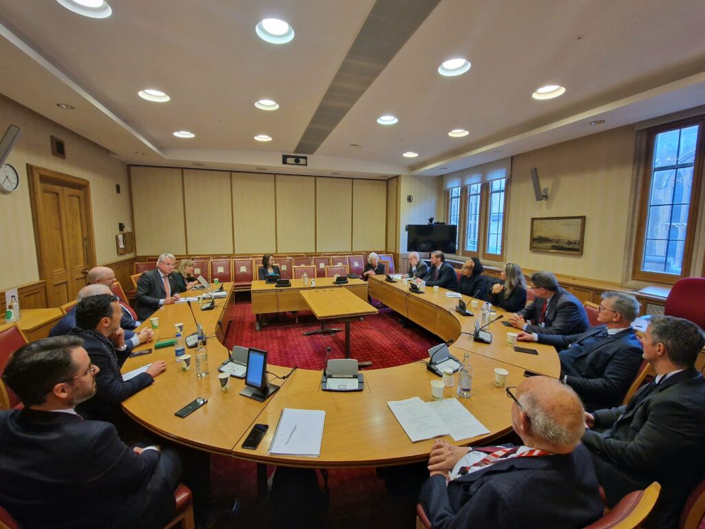 MP and Peers meeting with Brazilian delegation