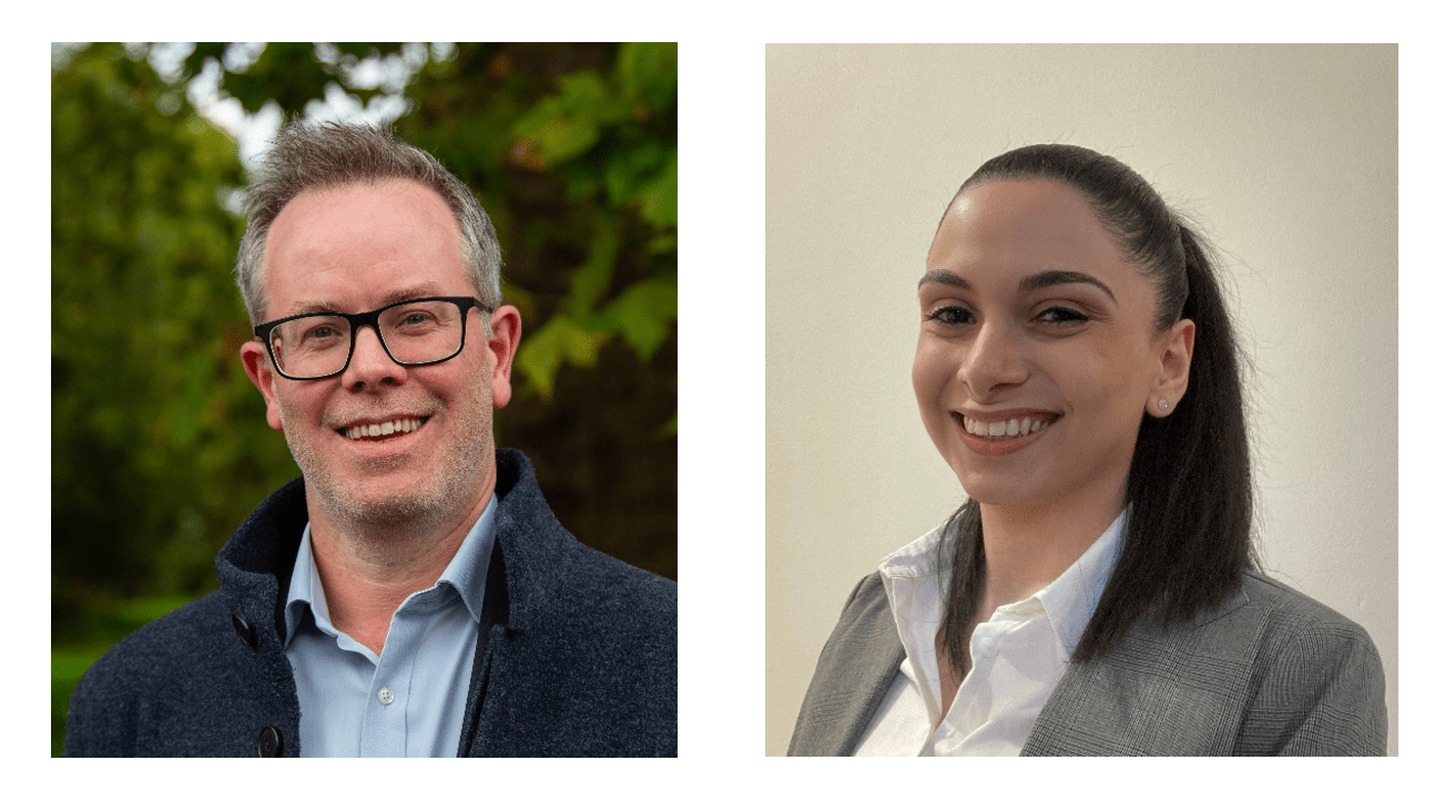 Family Rights Group's two new trustees, Matt Patterson and Zahra Printer.