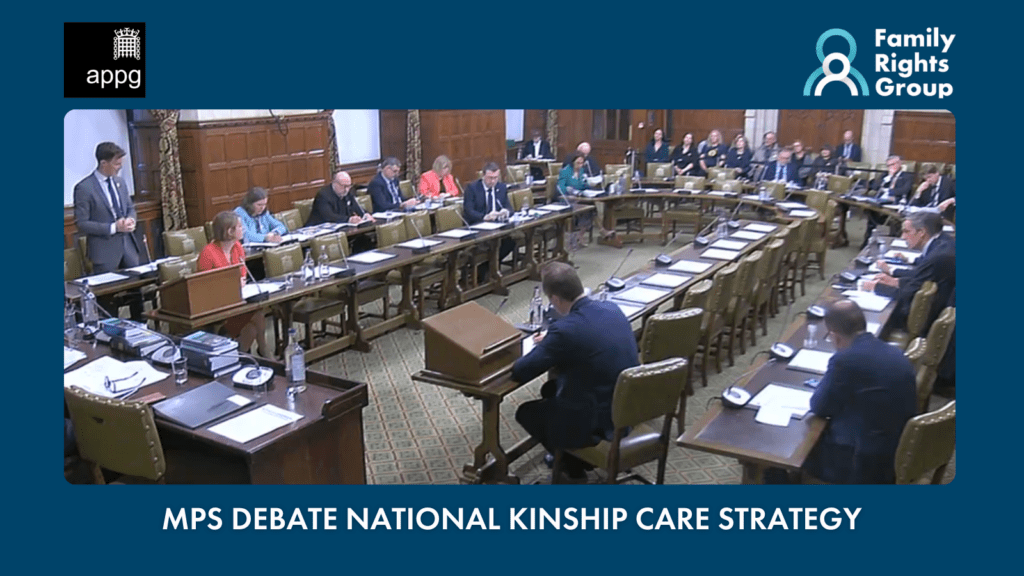 Image from Westminster Hall as Alistair Strathern MP leads debate on kinship care strategy