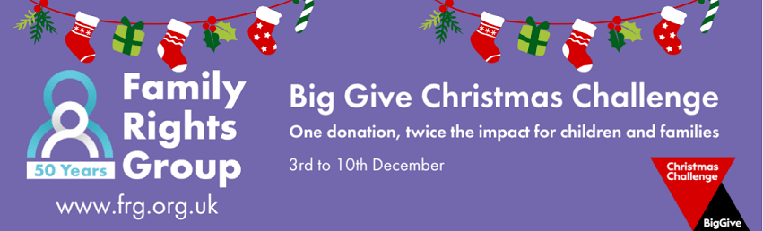The Big Give FRG Donation Banner 2024