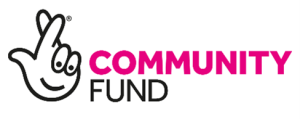 The National Lottery Community Fund logo - with a graphic image of crossed fingers